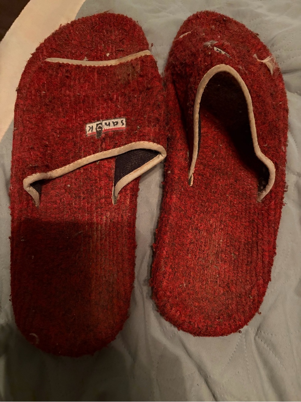VINTAGE (1996) Sanuk Red Carpet Slides size 10.5 - Picture 2 of 6